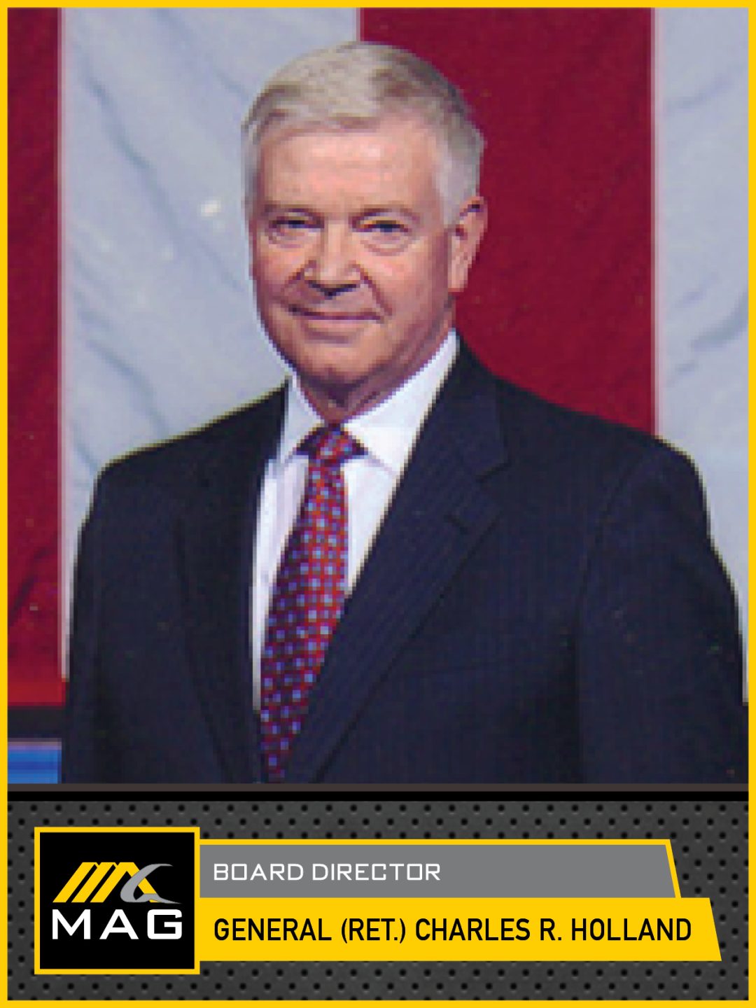 MAG Branded Portrait Photo - General (Ret.) Charles R. Holland
