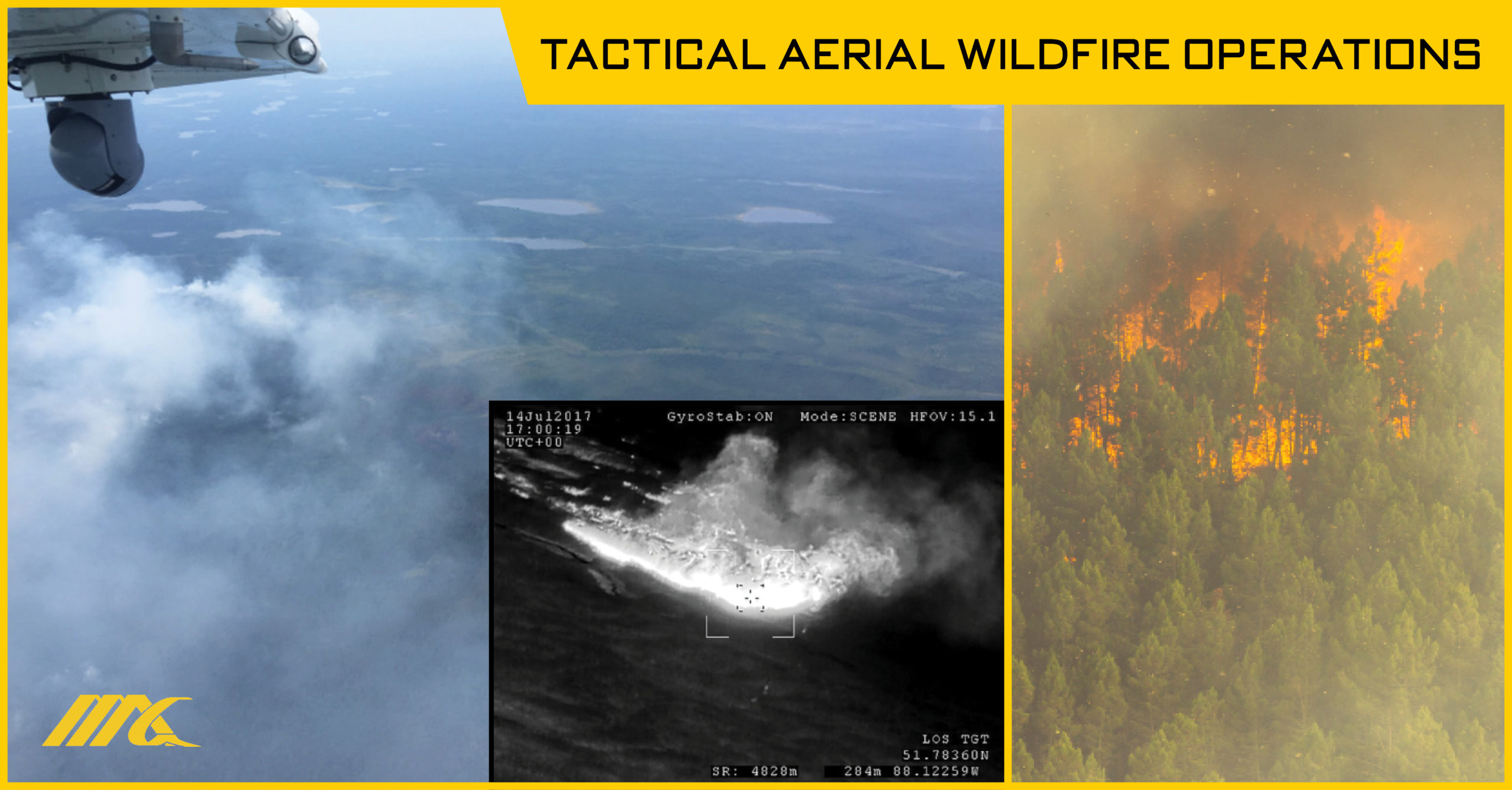 Tactical aerial firefighting operations