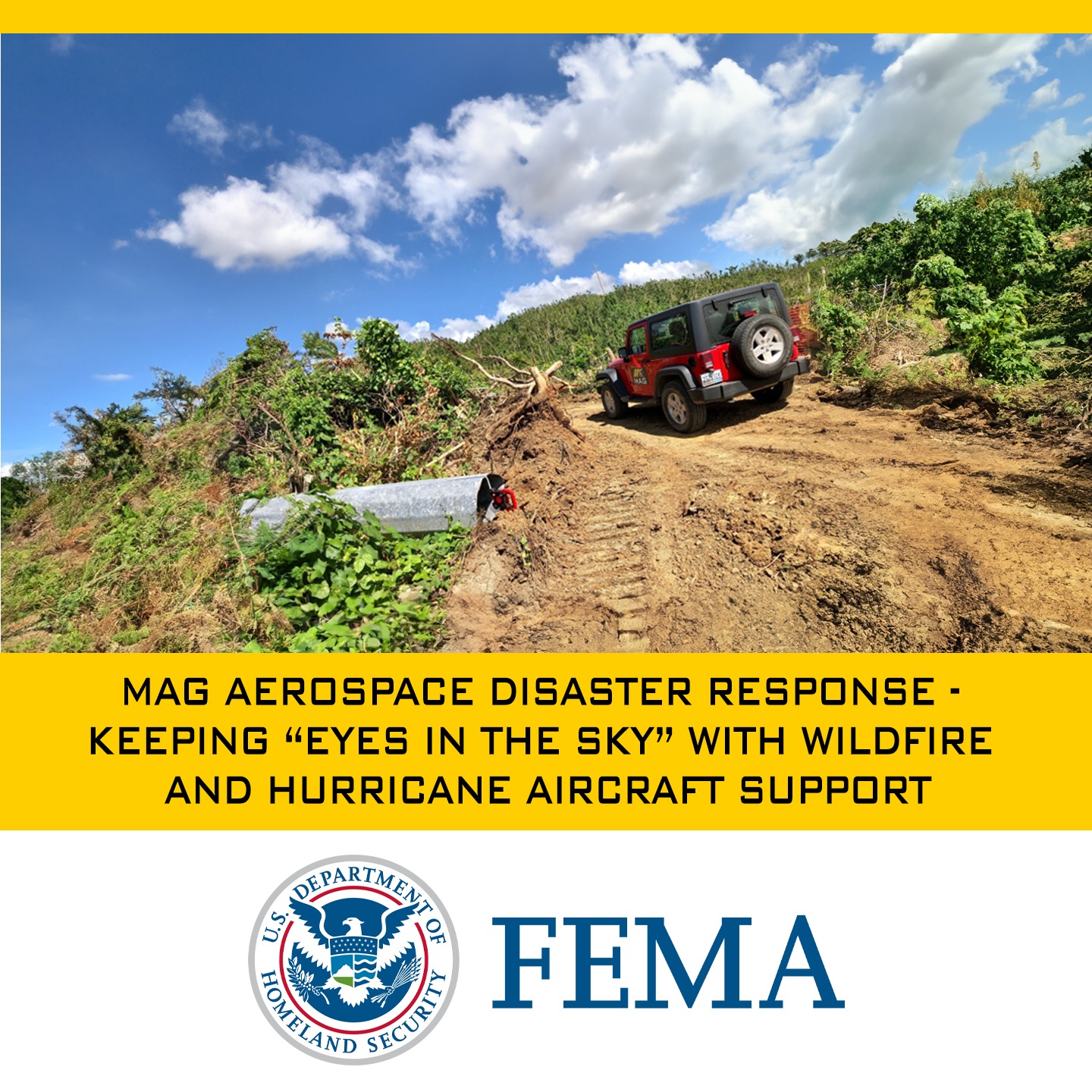 MAG Aerospace Disaster Response Keeping “Eyes in the Sky” with